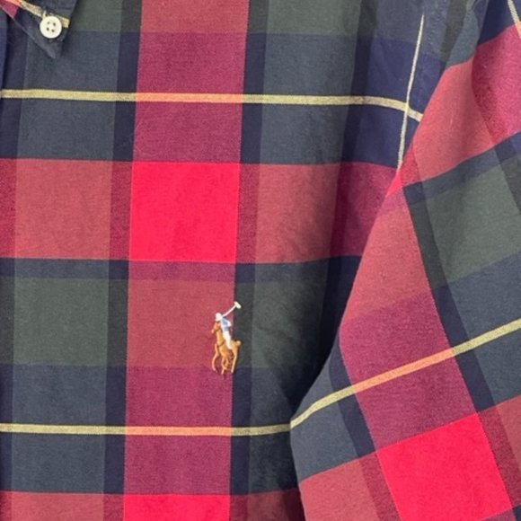 Polo Ralph Lauren Men’s Multicolor Classic Fit Button-down Shirt Size M - Picture 3 of 4